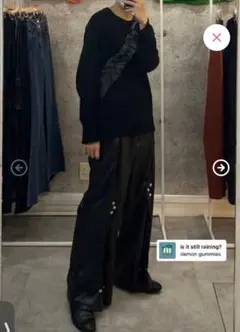 "Argue Culture" y2k レザーパンツ