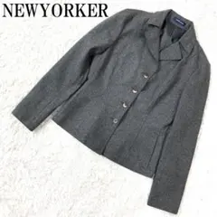 NEWYORKER テーラードジャケット グレー 9AR B9511