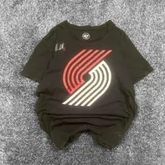 Y2K 00s Trail Blazers graphic logo tee Mのサムネイル