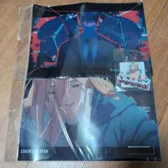 チェンソーマン クリアファイル 　ステッカーセット
