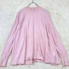 Gap ギャップ ピンク 長袖ニット Mサイズ 無地 シンプル 34-20