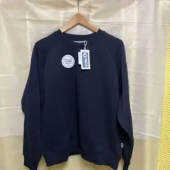 【新品】 DISCUS ATHLETIC ネイビー クルーネック スウェット