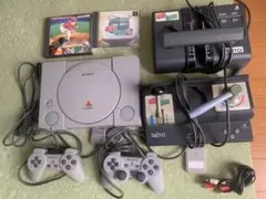SONY プレイステーション(PS1) 本体とコントローラー