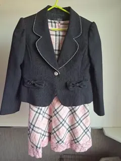 メゾピアノ　ワンピース　130　入学式　発表会　xoxo　ジャケット