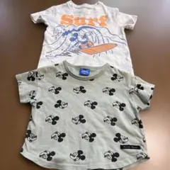 Baby GAP Disney ミッキー Tシャツ 総柄　2枚セット 90cmのサムネイル