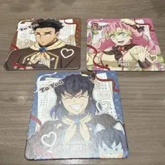 鬼滅の刃 バレンタインtoyou期 コースター3点セット