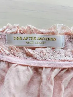ONE AFTER ANOTHER NICE CLAUP キャミソールのサムネイル