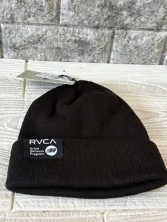 RVCA ブラック ニット帽 2WAY