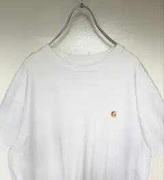 未使用カーハートホワイト(CARHARTT)(メンズ)CHASE Tシャツ！