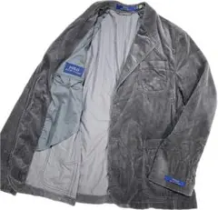 ラルフローレン　コーデュロイ　テーラードジャケット　グレー　ジャケット　L 太畝