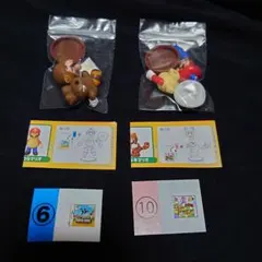 スーパーマリオ チョコエッグ タヌキマリオ こうらマリオ