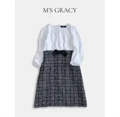 2026年最新】M'S GRACY 柄：チェック レディース 長袖・七分袖ひざ丈