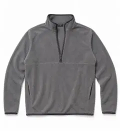 オールドユニクロ UNIQLO フリース プルオーバー M グレー ハーフジップ