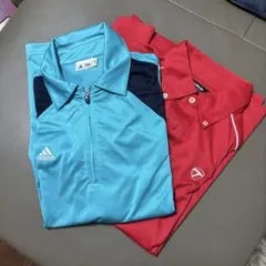 adidas TaylorMade ゴルフ長袖シャツ2枚組　メンズMサイズ