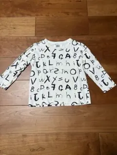 MARK'S HOGAN アルファベットプリント 長袖カットソー