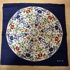 源右衛門　花柄刺繍 綿100% ハンカチのサムネイル