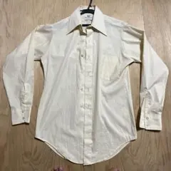 VAN HEUSEN 417 長袖シャツ アイボリー 14 1/2