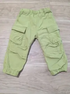 branshes ライトグリーン カーゴパンツ 90　男の子　美品