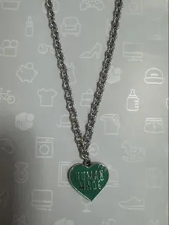 HUMAN MADE HEART NECKLACE ハートネックレス ブルー - メルカリ