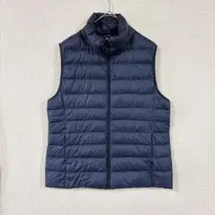 UNIQLO/ネイビー ウルトラライトダウンベスト XL