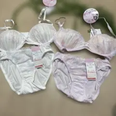 しまむら　ブラジャーショーツ　2組セット　S タグ付き新品④のサムネイル
