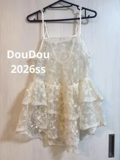 DOUDOUレースティアードキャミ　手洗い可のサムネイル