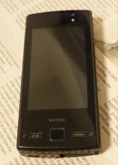 NTTドコモ SH706i ブラック ガラケー ジャンク品のサムネイル