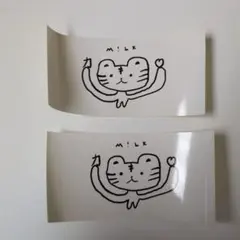 山中 柔太朗デザイン絵柄 オリジナルステッカー2枚セット