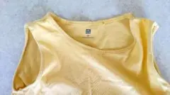 UNIQLO ノースリーブワンピース 140cm イエロー