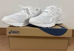 【新品未使用】アシックスレーザービームホワイト スニーカー 24cm
