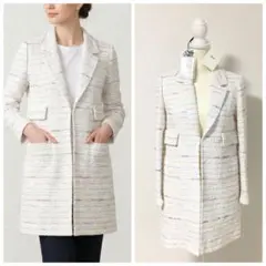 近年未使用　2024年　Rene ルネ　マリアケント　ツイード　コート