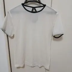 【美品】ユナイテッドアローズ シアーベロア リンガー Tシャツ(ベージュ)