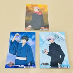 呪術廻戦 アニメイトフェア2024 連動購入特典 ブロマイド ３枚セット