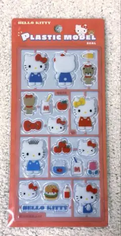 【新品未使用】プラスチックモデルシール　サンリオ　キティ