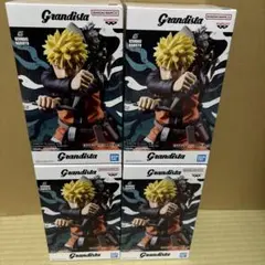 【4点セット】NARUTO うずまきナルト フィギュア グランディスタ
