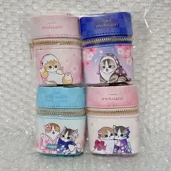 mofusand スカーフチャーム付きポーチ 桜満開 モフサンド 4種セット ②