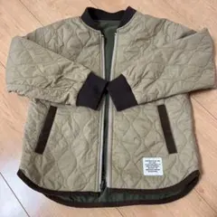 キッズリバーシブルジャケット（ベージュ・オリーブグリーン）