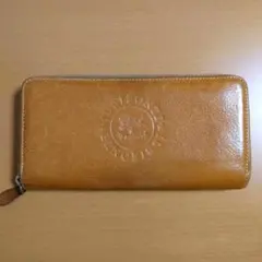 IL BISONTE イルビゾンテ 長財布 ラウンドファスナー ビッグロゴ