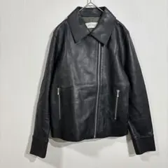 美品◇DESPRE デプレ　ラムレザー　ライダース　ジャケット　襟付き　中綿のサムネイル