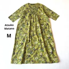 【新品タグ付き】マタノアツコ M ワコール 総柄ワンピース ルームウェアのサムネイル