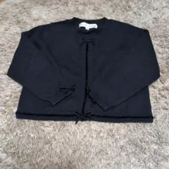 【Catherine Cottage】 黒　カーディガン 110cm