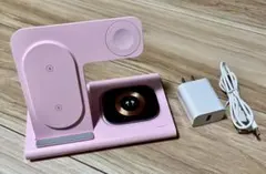 HATALKIN 3in1ワイヤレス充電器 同時充電 折りたたみ 置くだけ