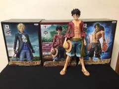 [美品]ワンピース マスタースターズピース 3兄弟フィギュアセット