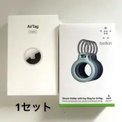 未使用品 Apple AirTag 本体のみ 1個 ＆ホルダー１個