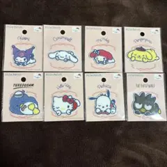 サンリオシールワッペン8個セット パイルワッペン