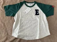 キッズＴシャツ　EDWIN 120cm 緑/グレー　ワンポイントのサムネイル