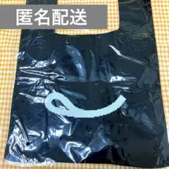 不二家　オリジナルニットトートバッグ(スマイルマーク) 黒