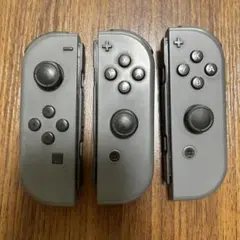 ジャンク Switch スイッチ ジョイコン グレー L R 3点セット