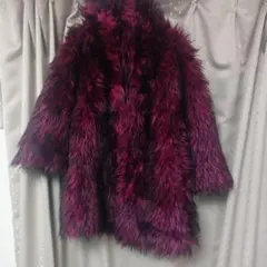 UNIF マルチカラー エコ フェイク ファー ジャケット XS - メルカリ