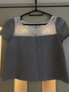 セシルマクビー　グレー レースセットアップ